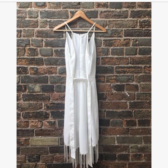 White Fringe Dress - Picture 2 of 2